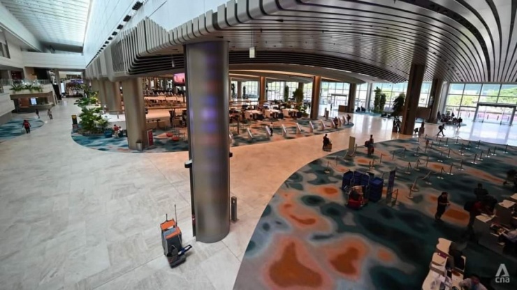 Sau khi nâng cấp, nhà ga số 2 (T2) trở thành nhà ga lớn nhất tại sân bay Changi. (Ảnh: Hồ Ngọc Bảo Linh)