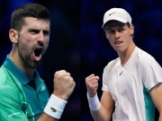 Thể thao - Đỉnh cao chung kết ATP Finals: Djokovic lốp bóng ghi điểm đẳng cấp, Sinner đứng hình