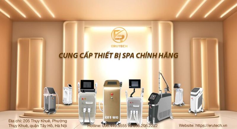 Erutech - Đơn vị cung cấp thiết bị spa chính hãng