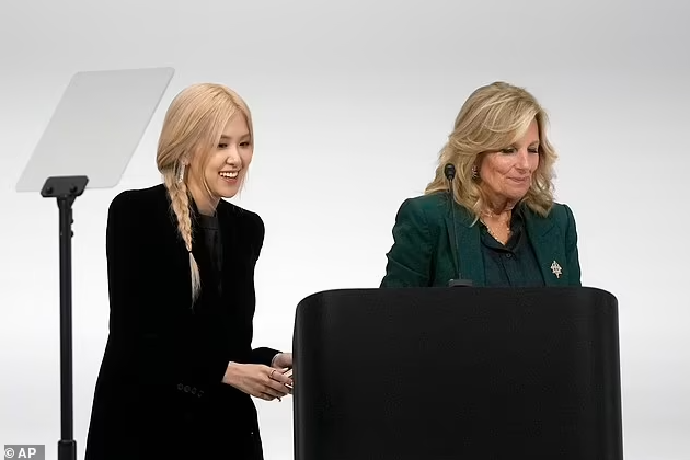Phu nhân Tổng thống Mỹ và Rosé (Black Pink) đã phát biểu gì tại Apple? - 2