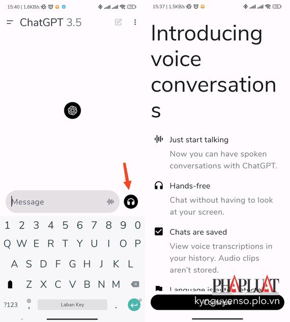 Cách trò chuyện với ChatGPT bằng giọng nói miễn phí - 3