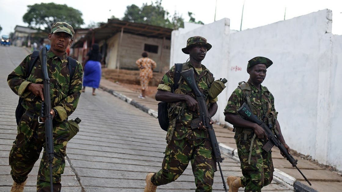 Binh sĩ Sierra Leone ở thủ đô Freetown. Ảnh: Reuters