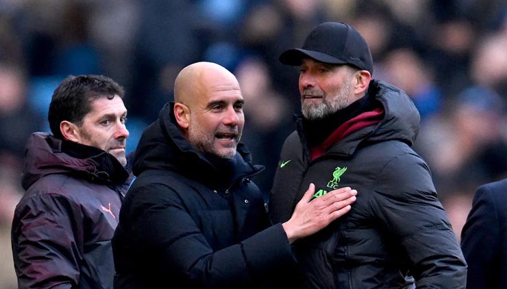 HLV Klopp và Guardiola có màn đấu trí hấp dẫn