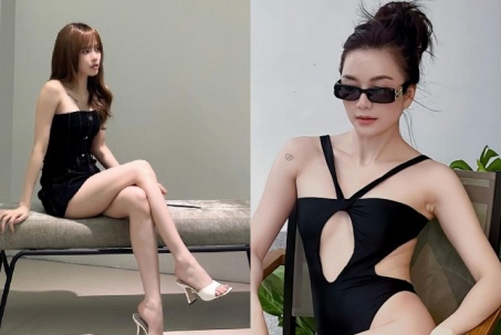 Showbiz Việt có cặp chị em "chân thẳng như thước kẻ", cùng mê style váy ngắn