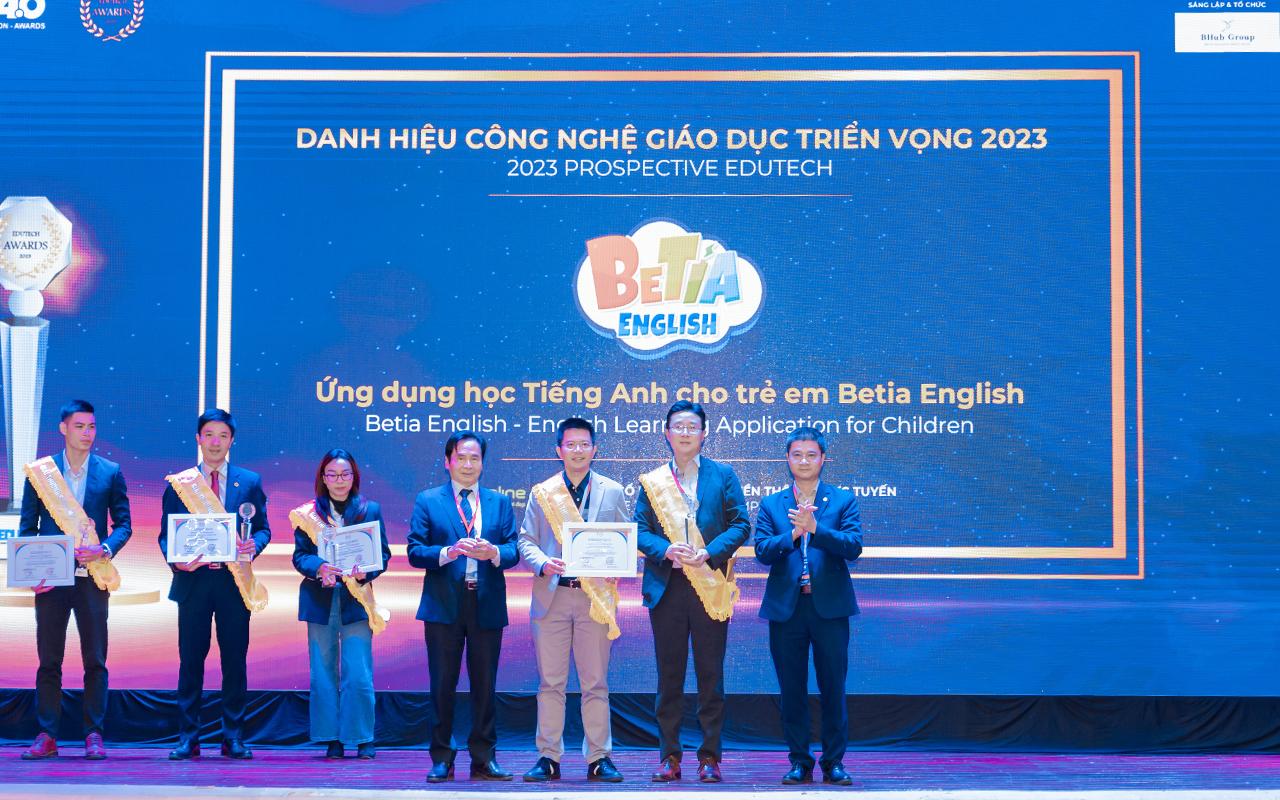 VTC Online đạt danh hiệu Công nghệ Giáo dục Triển vọng năm 2023 với ứng dụng tiếng Anh Betia English vào ngày 25/11/2023