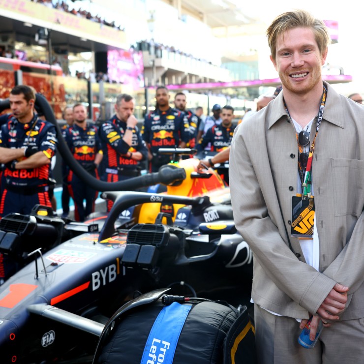 De Bruyne mới đi xem đua xe công thức F1 tại Abu Dhabi