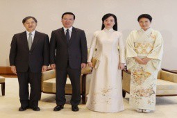 Chủ tịch nước Võ Văn Thưởng hội kiến Nhà vua và Hoàng hậu Nhật Bản