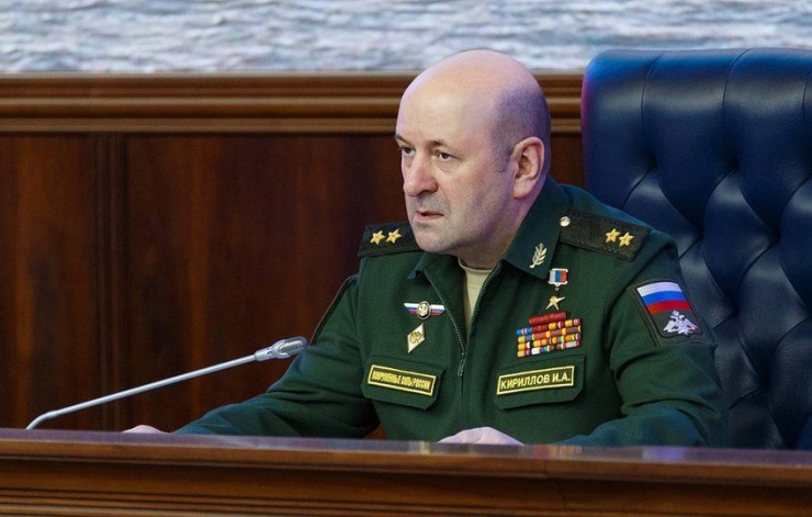 Trung tướng Igor Kirillov – người đứng đầu Lực lượng Bảo vệ Hạt nhân, Hóa học và Sinh học thuộc Lực lượng Vũ trang Nga. Ông Kirillov cho rằng Ukraine đã sử dụng vũ khí hóa học, sau khi xung đột Nga – Ukraine xảy ra. Ảnh: TASS
