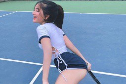 Thời trang chơi tennis của mỹ nữ Việt: Váy xoè bay, quần 25cm được yêu thích nhất