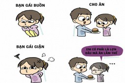 Con gái đúng khó chiều, ăn ngon thì sợ mập, không cho ăn thì dỗi