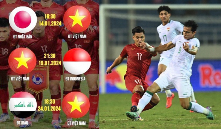 Lịch thi đấu của đội tuyển Việt Nam tại Asian Cup. Ảnh: HẢI THỊNH