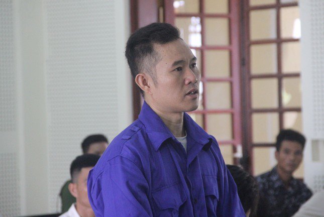 Bị cáo Trần Văn Hòa tại tòa