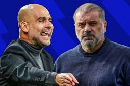 Họp báo Man City - Tottenham: Postecoglou tự tin chơi đôi công, Guardiola nói gì?