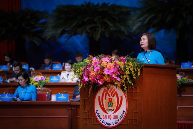 Chủ tịch Công đoàn Dệt May Việt Nam Phạm Thị Thanh Tâm