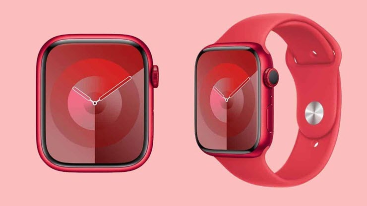 Phiên bản Apple Watch Series 9 màu đỏ mới được trình làng.