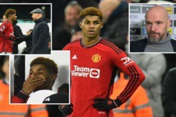 Rashford bị fan MU soi 11 lỗi, nghi vấn bức xúc HLV Ten Hag vì đá sai vị trí