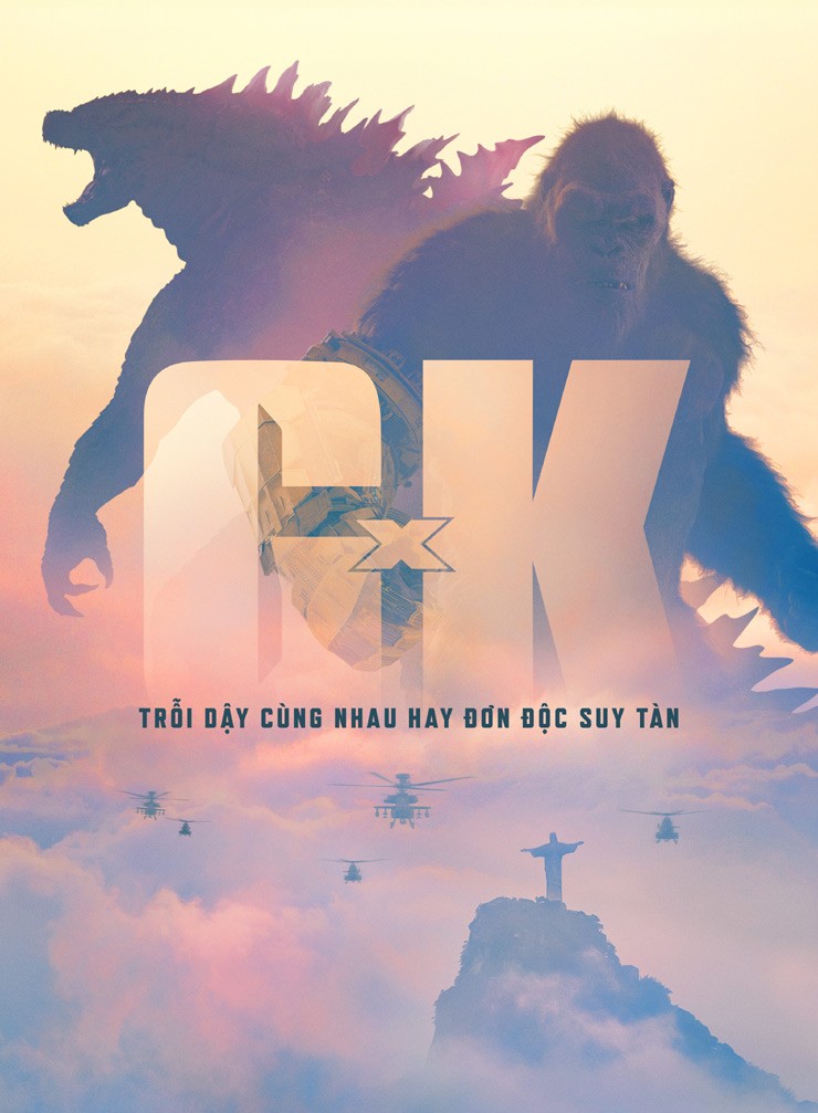 "Godzilla x Kong: Đế Chế Mới" là phần mới nhất thuộc vũ trụ điện ảnh quái vật tỷ đô Monsterverse