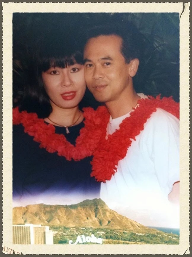 Thái Châu và vợ thời trẻ.