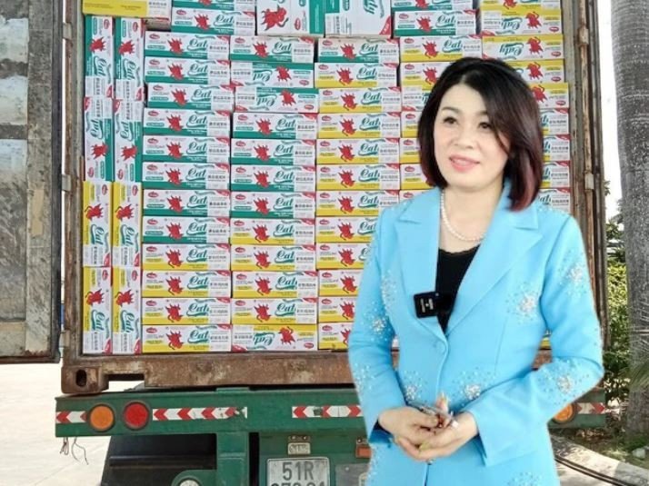 Bà Phan Thị Na - Tổng giám đốc kiêm người đại diện theo pháp luật của Công ty TNHH Caty Food.