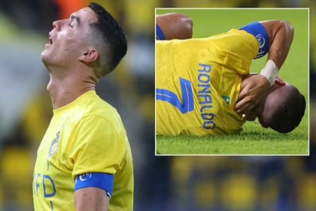 Ronaldo chấn thương vùng cổ, vắng mặt khi Al Nassr thi đấu ở Cúp C1 châu Á