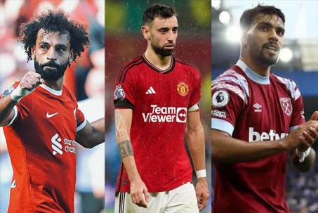 "Vua chọc khe" châu Âu: Salah, Fernandes thua xa SAO West Ham bị nghi cá độ