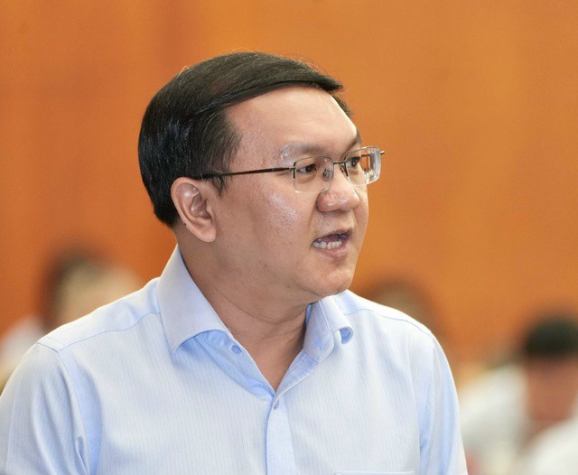 Giám đốc Sở Thông tin và Truyền thông Lâm Đình Thắng cho biết trong tháng này TP HCM sẽ vận hành nền tảng "Lắng nghe mạng xã hội"; Ảnh: Nguyễn Phan
