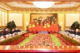 Hình ảnh Tổng Bí thư Nguyễn Phú Trọng hội đàm với Tổng Bí thư, Chủ tịch nước Tập Cận Bình