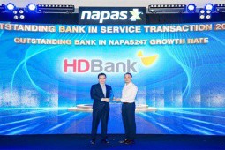 HDBank dẫn đầu tốc độ tăng trưởng số lượng giao dịch NAPAS 247