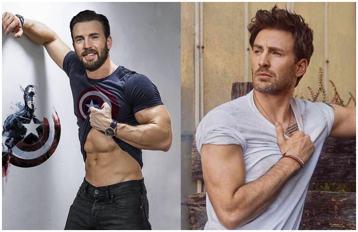 Chris Evans mang đậm phong cách Mỹ, trông anh phong trần, bụi bặm và cá tính.
