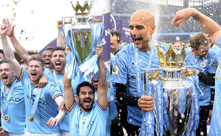 Man City thi đấu bết bát, HLV Guardiola gây bất ngờ: Đoạt cú ăn 3 rồi giải nghệ? - 2