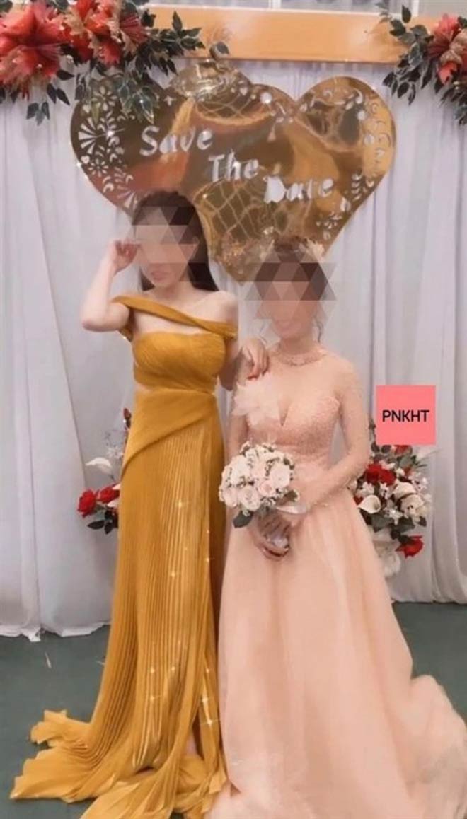 Cô gái khiến quan khách bối rối khi mặc kém duyên đi đám cưới - 4