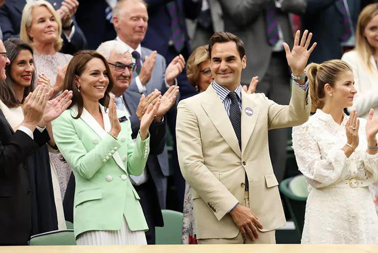Federer sau khi gác vợt&nbsp;vẫn gắn bó với tennis
