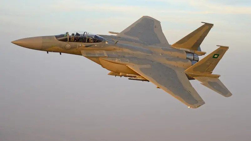 Tiêm kích F-15SA của không quân hoàng gia Ả Rập Saudi.
