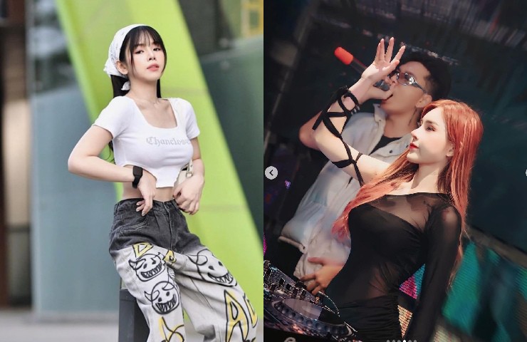 DJ Mie và DJ T-Tina là hai "búp bê làng chà đĩa" nhận được rất nhiều sự quan tâm của công chúng vì vẻ ngoài xinh đẹp cùng gu ăn mặc quyến rũ. Đặc biệt cả hai đều cùng "lên sàn" đánh nhạc khi mặc áo dài.  
