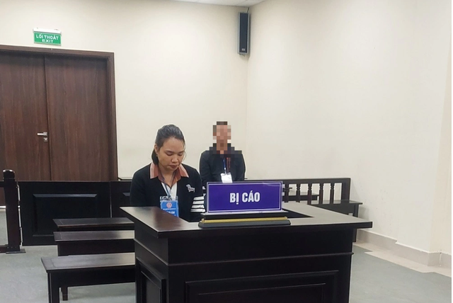 Bị cáo Nguyễn Thị Loan tại phiên toà