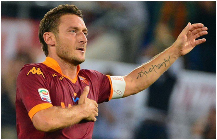 Francesco Totti từng là một trong những cầu thủ điển trai và tài giỏi hàng đầu của làng bóng đá.
