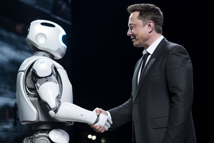 Elon Musk bắt đầu triển khai chatbot AI Grok.