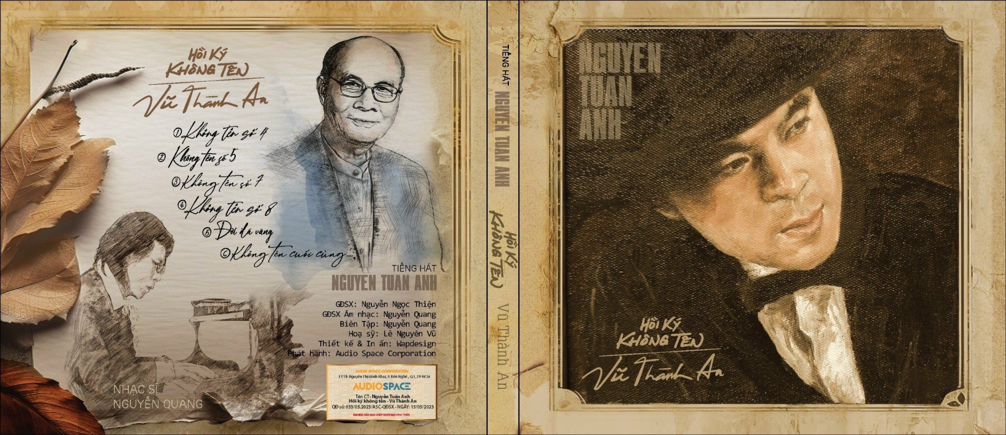 Ca sĩ Nguyễn Tuấn Anh phát hành album Hồi ký không tên của Vũ Thành An - 2