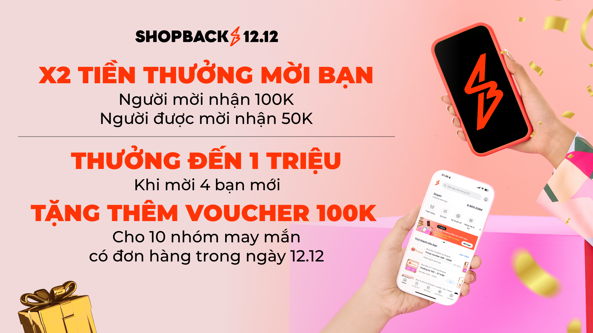 ShopBack Sale 12.12: Lì xì sớm cho người dùng 4 sàn, tăng hoàn tiền cho 3 ngành hàng - 4