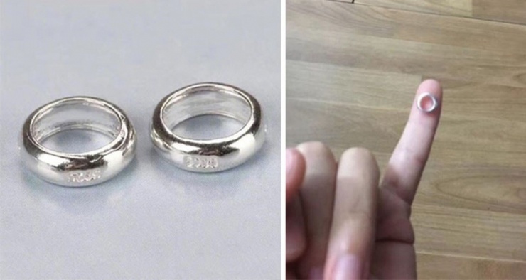Đặt mua hàng online chiếc nhẫn nhưng khi nhận được chỉ là con tán.