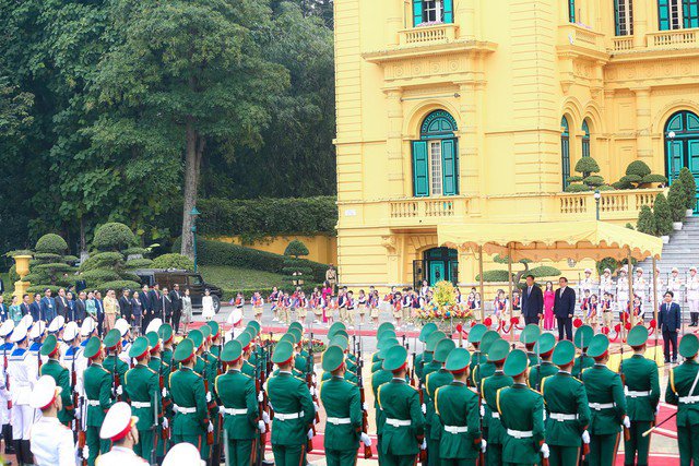 Cận cảnh Thủ tướng Phạm Minh Chính chủ trì lễ đón Thủ tướng Campuchia Hun Manet - 6