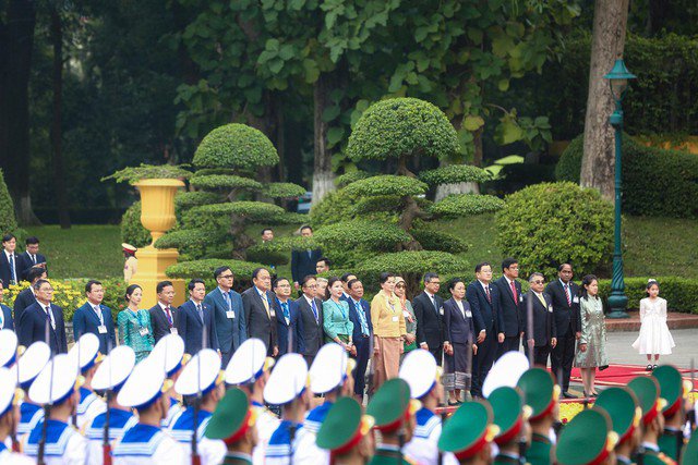 Cận cảnh Thủ tướng Phạm Minh Chính chủ trì lễ đón Thủ tướng Campuchia Hun Manet - 8