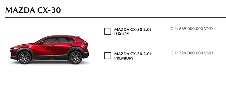 Mazda CX-30 tại Việt Nam bất ngờ tăng giá tất cả phiên bản - 1