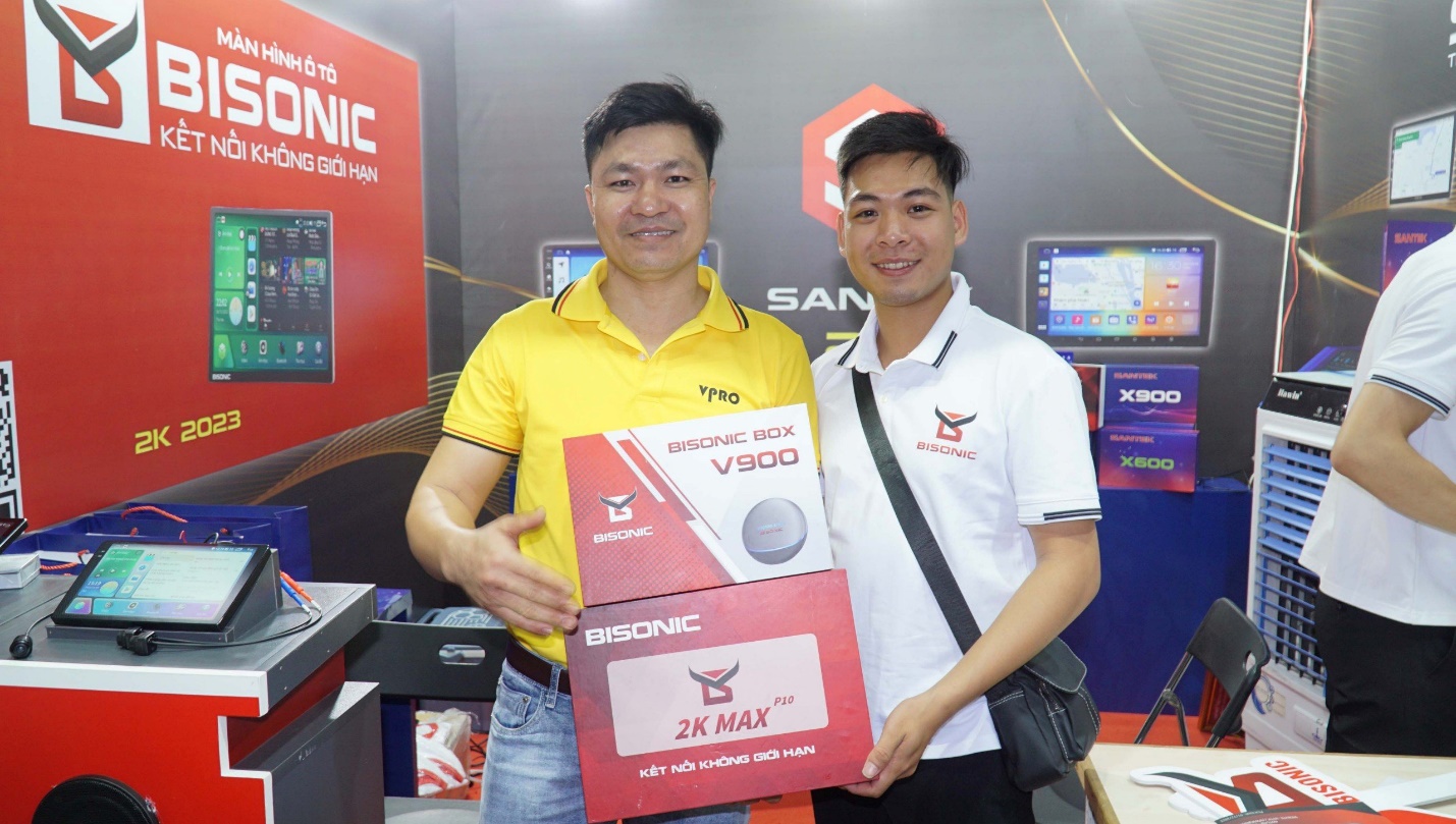 Bisonic và Santek đột phá tại triển lãm Auto Accessories Show 2023 với màn hình ôtô 2K và Android Box - 5