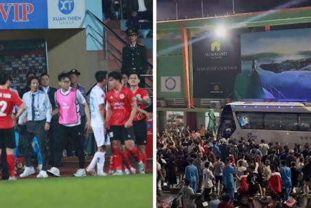 HLV Gong Oh Kyun va chạm Văn Kiên, CĐV sân Quy Nhơn nổi giận nóng nhất vòng 5 V-League