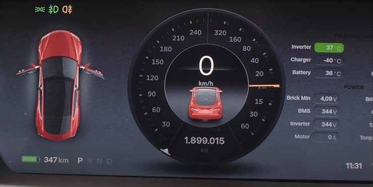 Tesla Model S đạt kỷ lục 2 triệu km sau 10 năm sử dụng