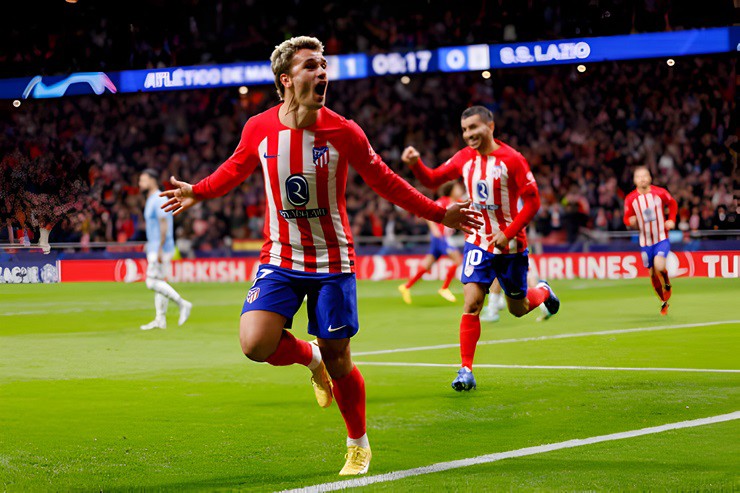 Griezmann mở tỷ số cho Atletico Madrid