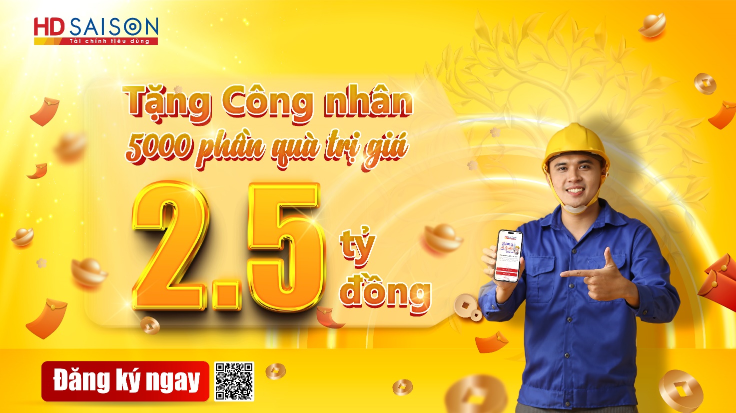 HD SAISON dành tặng 5.000 phần quà với tổng giá trị 2,5 tỷ đồng hỗ trợ Công nhân cả nước đón Tết sum vầy - 1