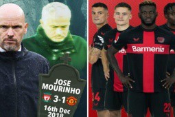 Ten Hag lo như Mourinho sau trận MU - Liverpool, Levekusen gây sốt châu Âu (Clip 1 phút Bóng đá 24H)