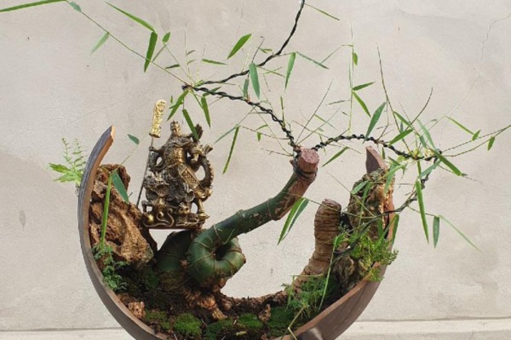 Nhiều người mua bonsai tre về trưng trong nhà để làm tăng vượng khí, từ đó tạo ra một không gian sống thoải mái và an toàn. Đặc biệt, tre không cần chăm sóc kỹ nhưng vẫn có thể sinh trưởng tốt cả bốn mùa
